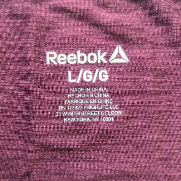 Reebok Large purple T-Shirt - Picture 4 of 6